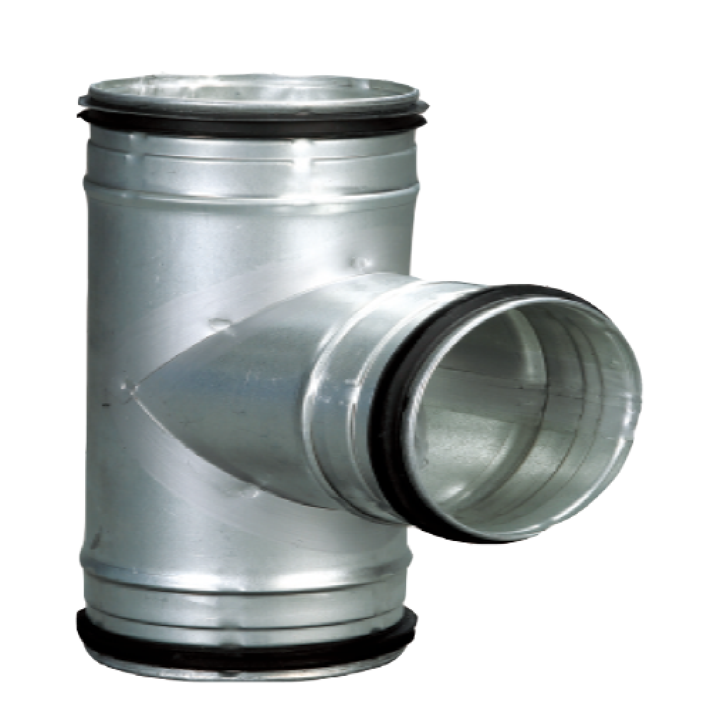 [Spiral Duct] Pipe and Fitting Parts CPT, ETFE Type Flange, Welding, Damper, Reducer, screw conveyor