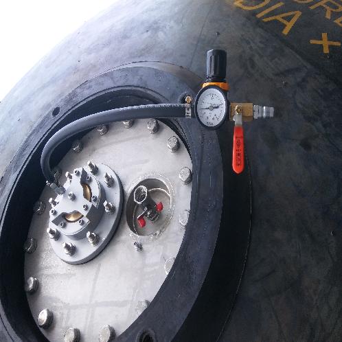 Safety valve for marine fender | safety valve