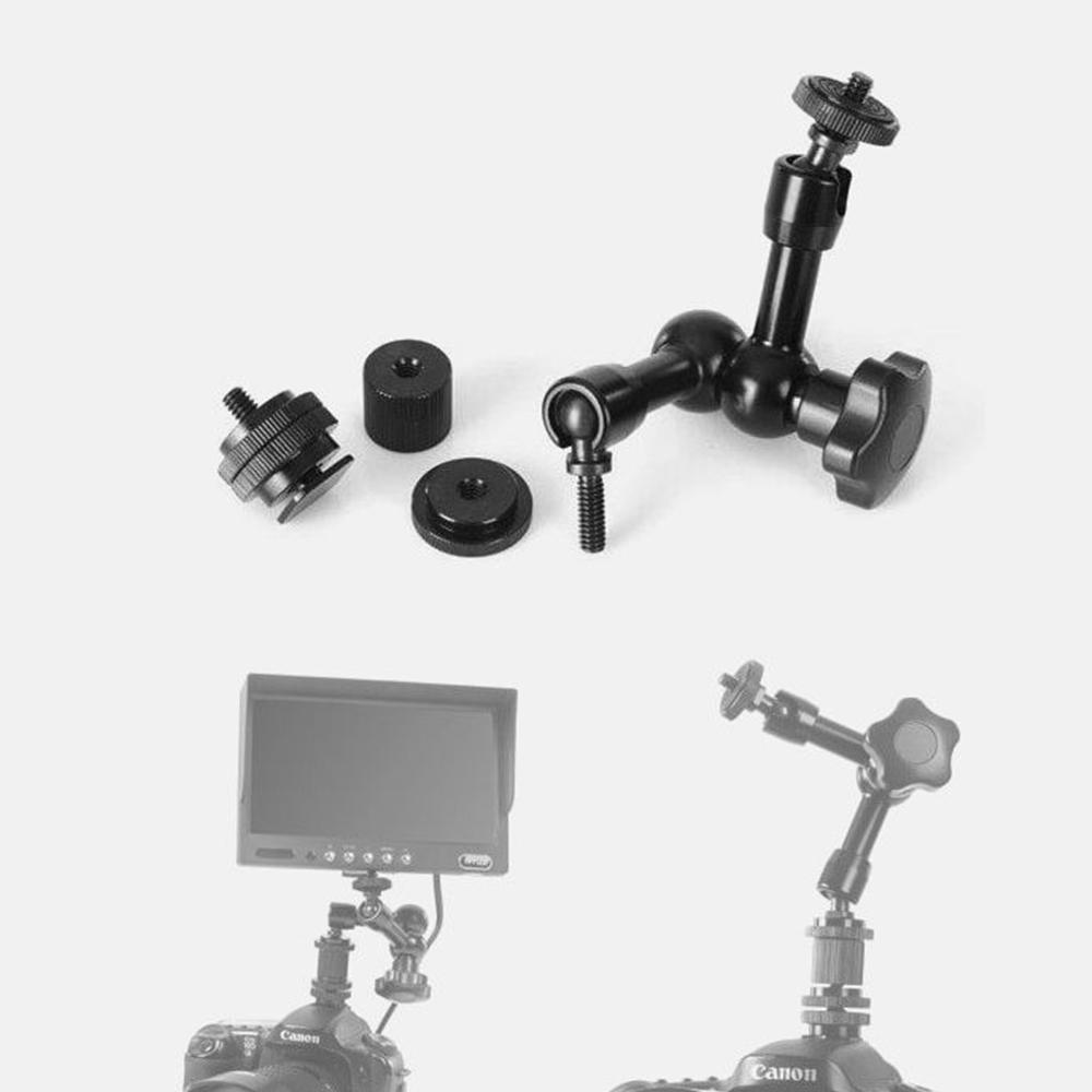 Konova 4.2" Articulating Magic Arm Hotshoe LED Monitor holder