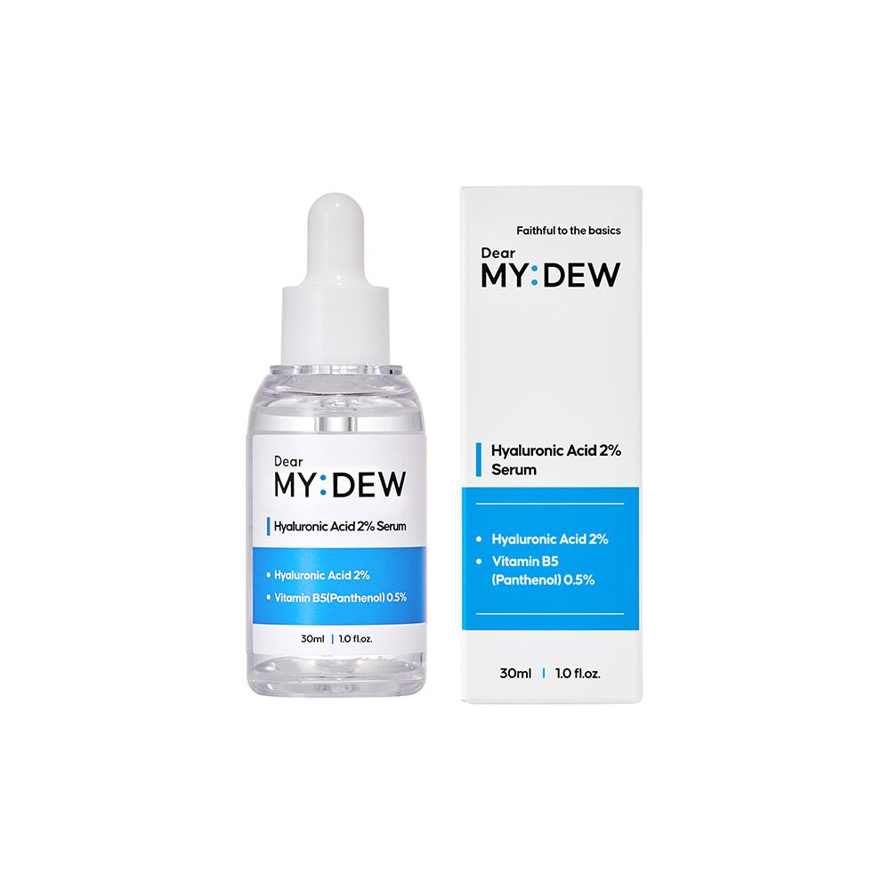 DearMYDEW 2% Hyaluronic Acid Serum with Vitamin B5, Hydrating Serum for Moisturizing, Anti-Aging, Fi