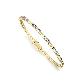detail image2 14K GOLD BRACELET SERT WITH CZ STONES