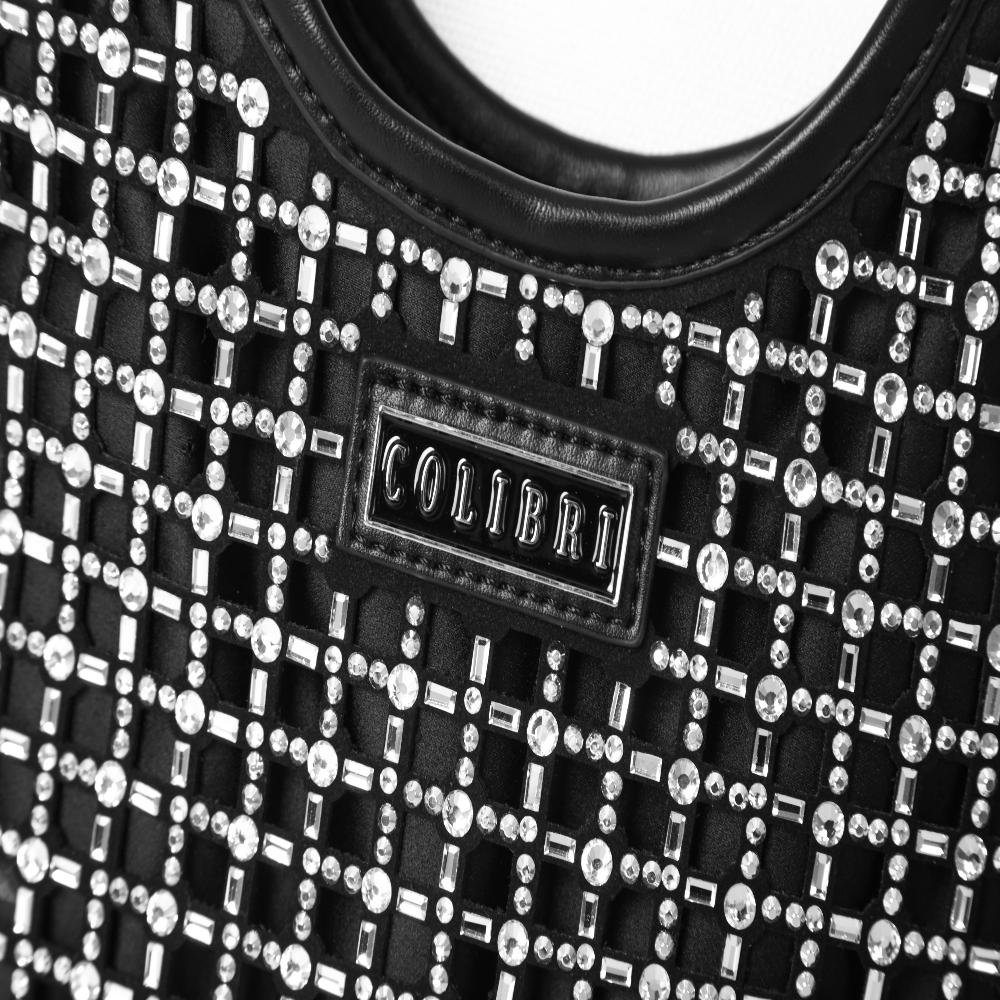 SUADE BEADED SHOPPER BAG